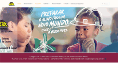 Desktop Screenshot of colegiocesp.com.br